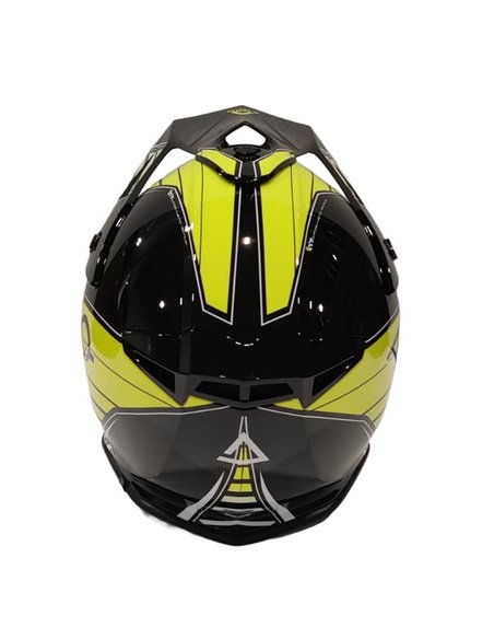 AMOQ Meteor V2 Helmet Axis Svart/Gul